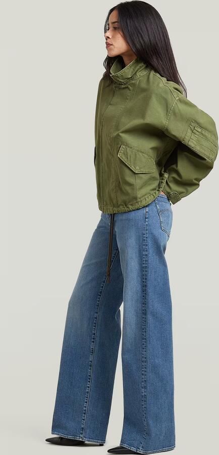 G-Star RAW Oversized Cropped Jack Groen Dames - Foto 6
