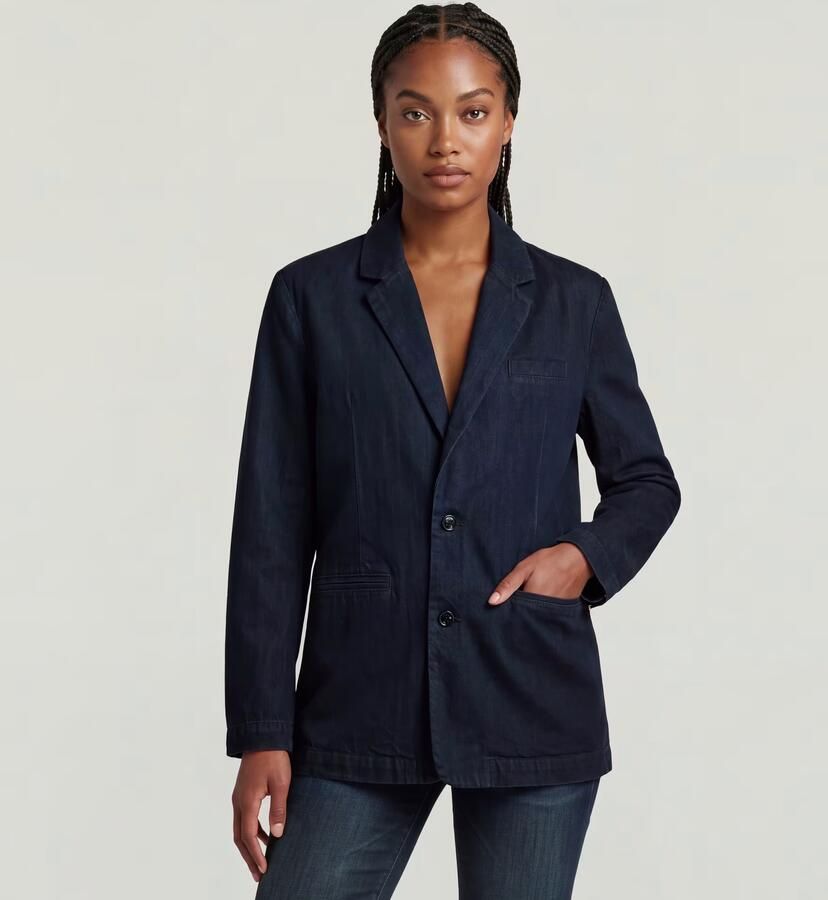 G-Star RAW Oversized Denim Blazer Anders Dames - Foto 4