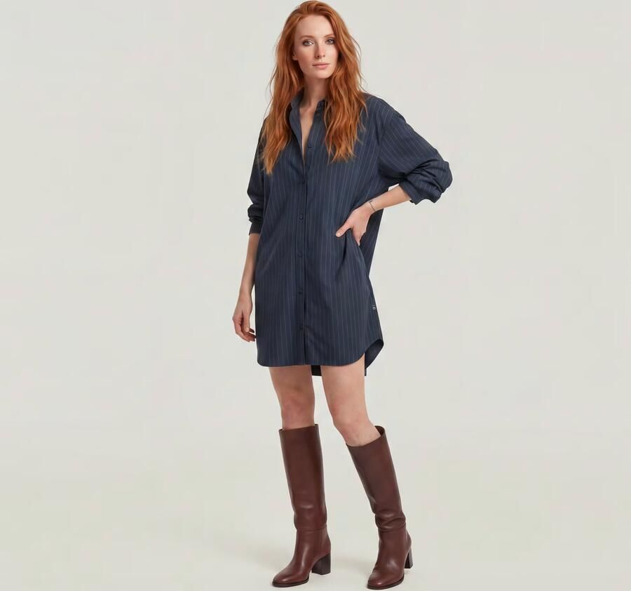G-Star RAW Oversized Jurk Meerkleurig Dames - Foto 4