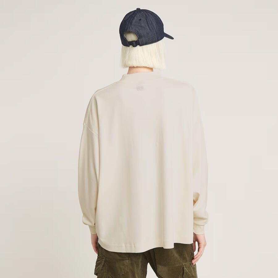 G-Star Raw Oversized shirt met lange mouwen en ronde hals - Foto 2