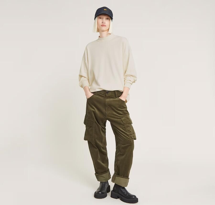 G-Star Raw Oversized shirt met lange mouwen en ronde hals - Foto 6