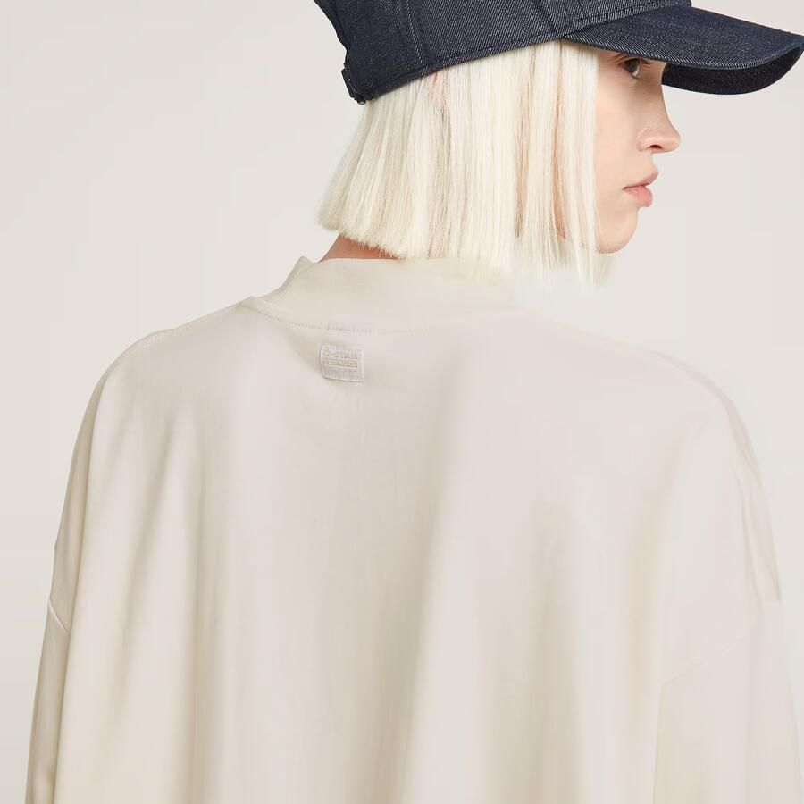 G-Star Raw Oversized shirt met lange mouwen en ronde hals - Foto 4