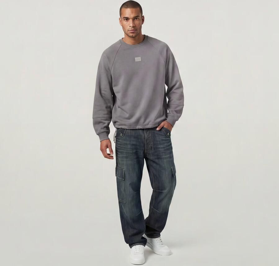 G-Star RAW Oversized Sweat Grijs Heren - Foto 4
