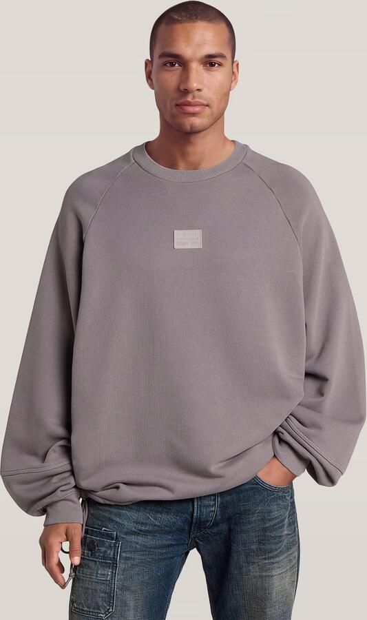 G-Star RAW Oversized Sweat Grijs Heren - Foto 5