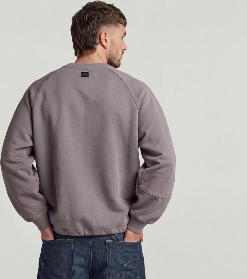 G-Star RAW Oversized Sweat Grijs Heren - Foto 6