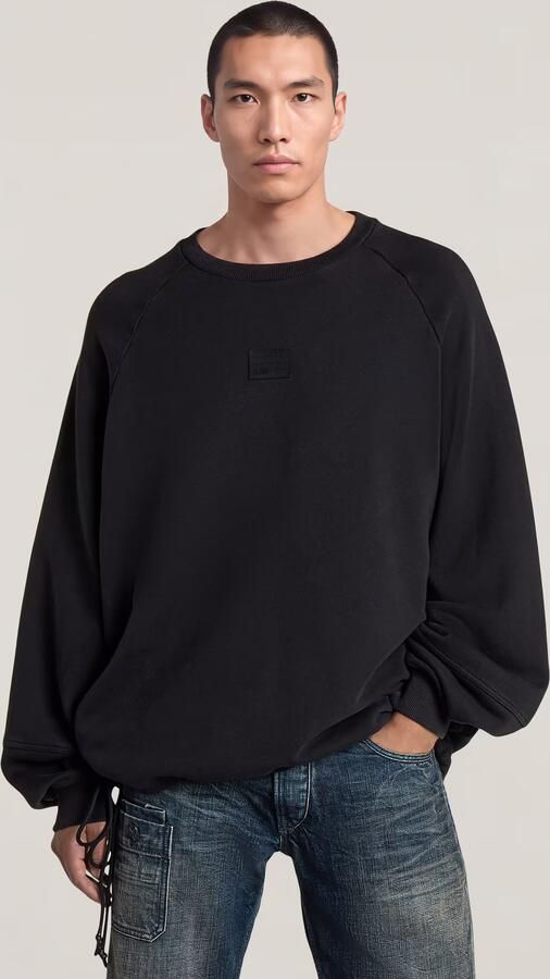 G-Star RAW Oversized Sweat Zwart Heren - Foto 5