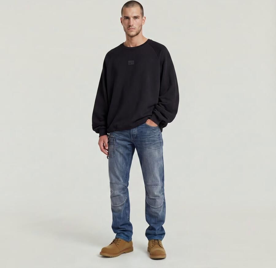 G-Star RAW Oversized Sweat Zwart Heren - Foto 3