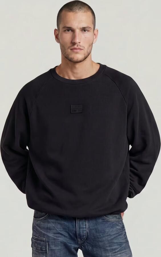 G-Star RAW Oversized Sweat Zwart Heren - Foto 6