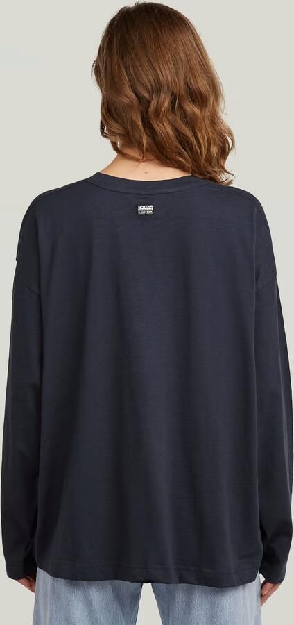 G-Star RAW Oversized T-shirt Donkerblauw Dames - Foto 5