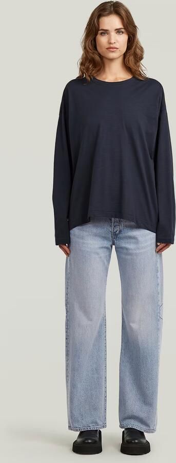 G-Star RAW Oversized T-shirt Donkerblauw Dames - Foto 6