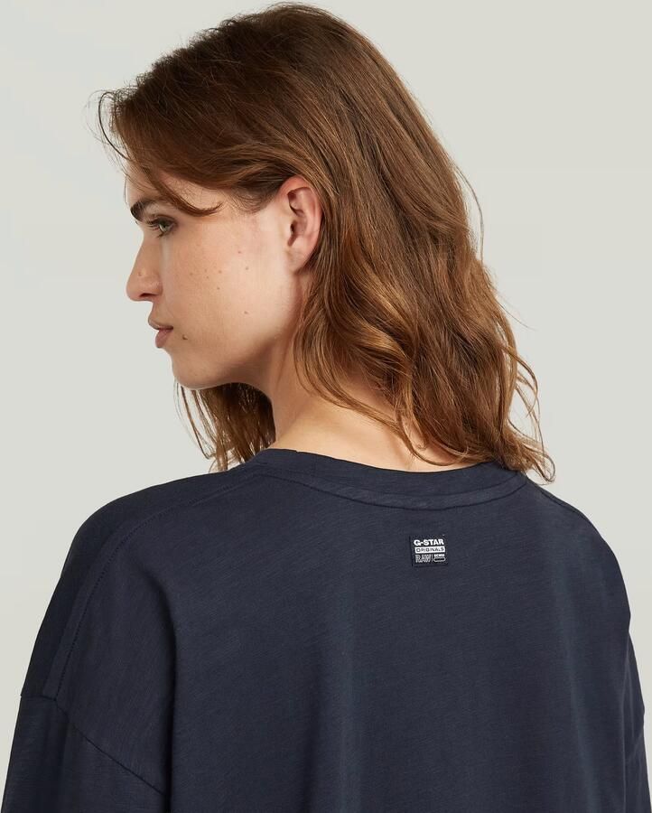 G-Star RAW Oversized T-shirt Donkerblauw Dames