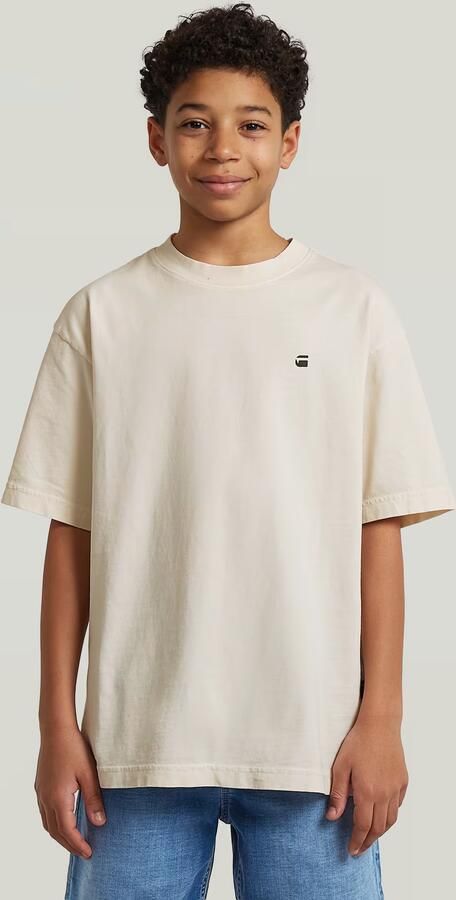 G-Star RAW Oversized T-Shirt voor jongens Beige jongens