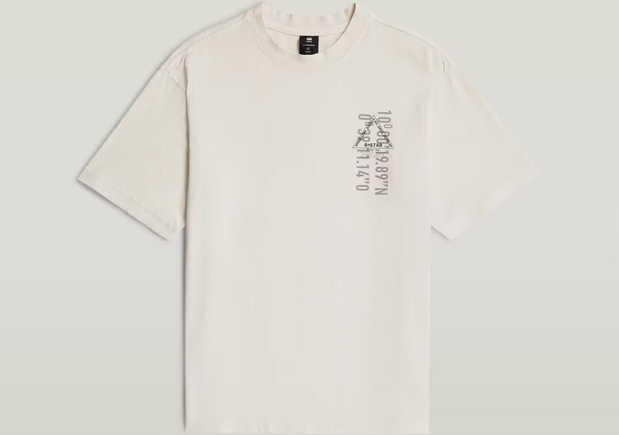 G-Star RAW Oversized T-Shirt voor jongens Beige jongens - Foto 3