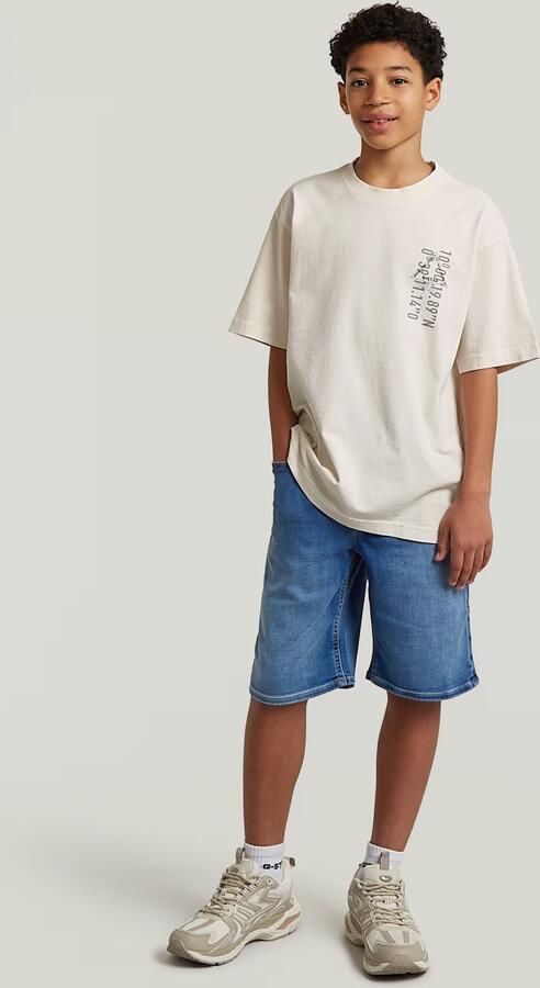 G-Star RAW Oversized T-Shirt voor jongens Beige jongens - Foto 4