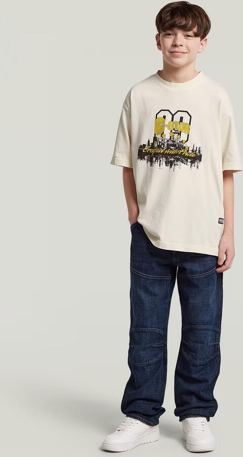 G-Star RAW Oversized T-Shirt voor jongens Beige jongens - Foto 4