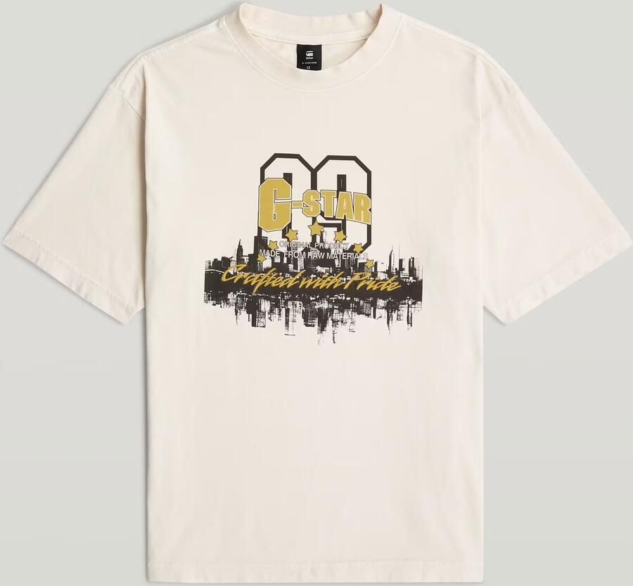 G-Star RAW Oversized T-Shirt voor jongens Beige jongens - Foto 3