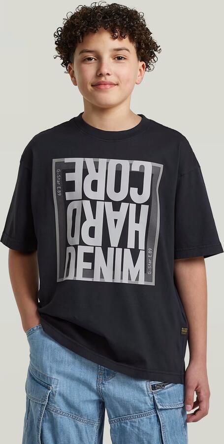 G-Star RAW Oversized T-Shirt voor jongens Donkerblauw jongens - Foto 6