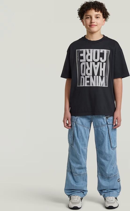 G-Star RAW Oversized T-Shirt voor jongens Donkerblauw jongens - Foto 5