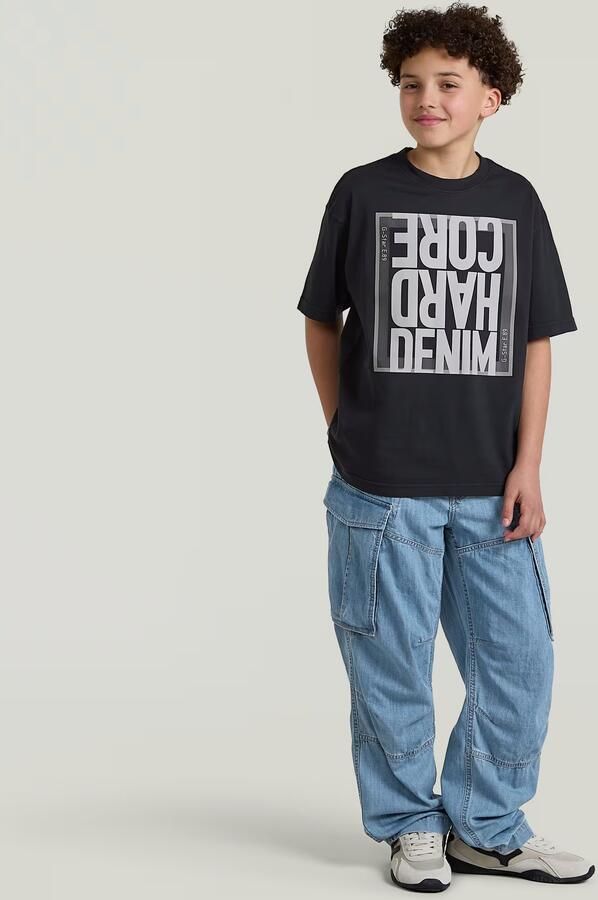 G-Star RAW Oversized T-Shirt voor jongens Donkerblauw jongens - Foto 4