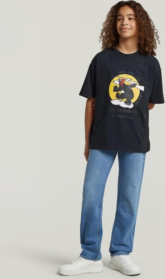 G-Star RAW Oversized T-Shirt voor jongens Donkerblauw jongens - Foto 3