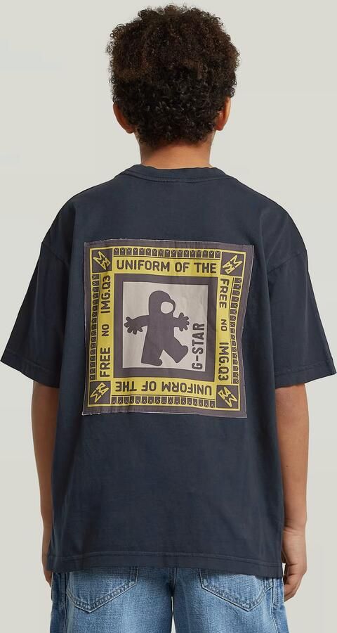 G-Star RAW Oversized T-Shirt voor jongens Donkerblauw jongens - Foto 7