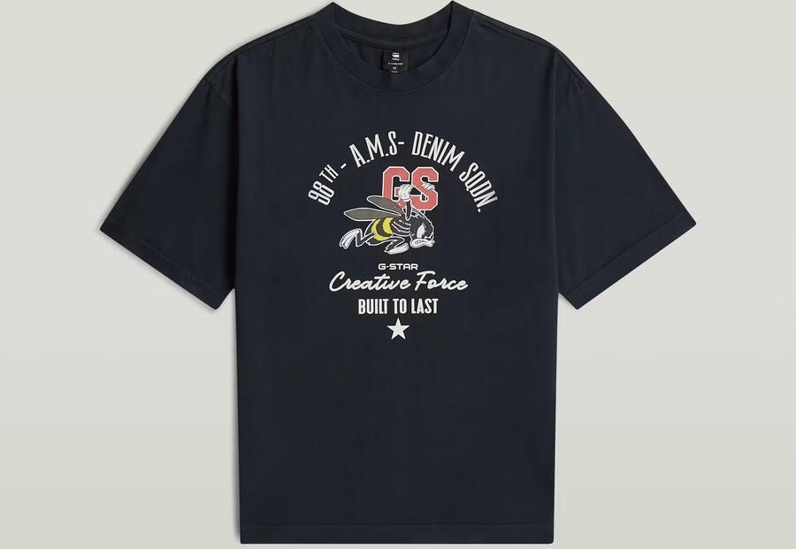G-Star RAW Oversized T-Shirt voor jongens Donkerblauw jongens - Foto 3