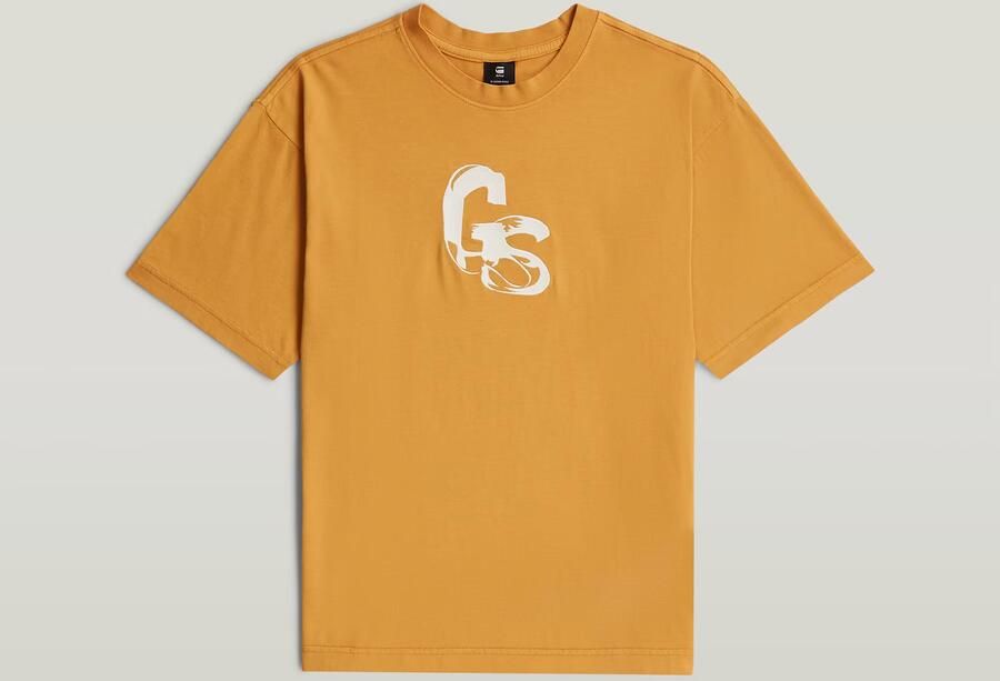 G-Star RAW Oversized T-Shirt voor jongens Geel jongens - Foto 3