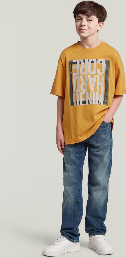 G-Star RAW Oversized T-Shirt voor jongens Geel jongens - Foto 5