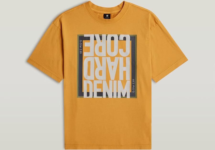 G-Star RAW Oversized T-Shirt voor jongens Geel jongens - Foto 3