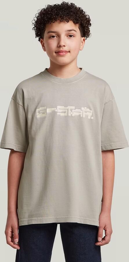G-Star RAW Oversized T-Shirt voor jongens Grijs jongens