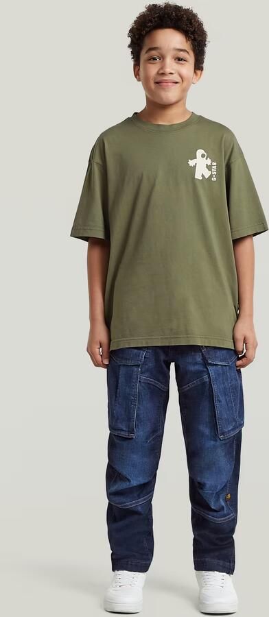 G-Star RAW Oversized T-Shirt voor jongens Groen jongens - Foto 5