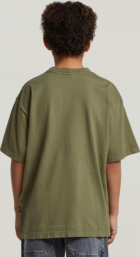 G-Star RAW Oversized T-Shirt voor jongens Groen jongens - Foto 5