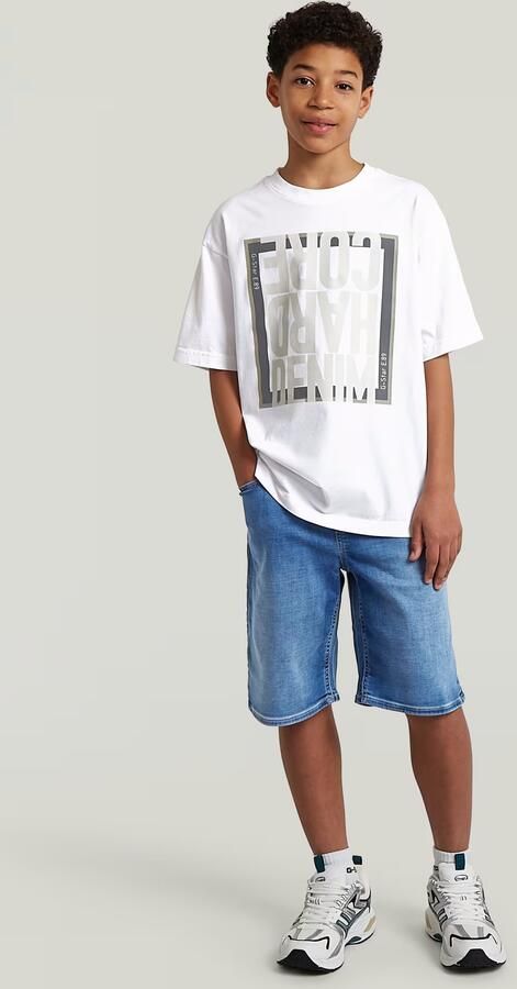G-Star RAW Oversized T-Shirt voor jongens Wit jongens - Foto 4