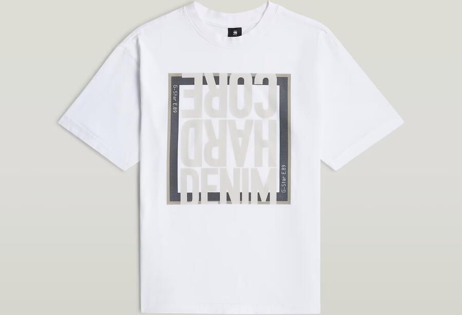 G-Star RAW Oversized T-Shirt voor jongens Wit jongens - Foto 3
