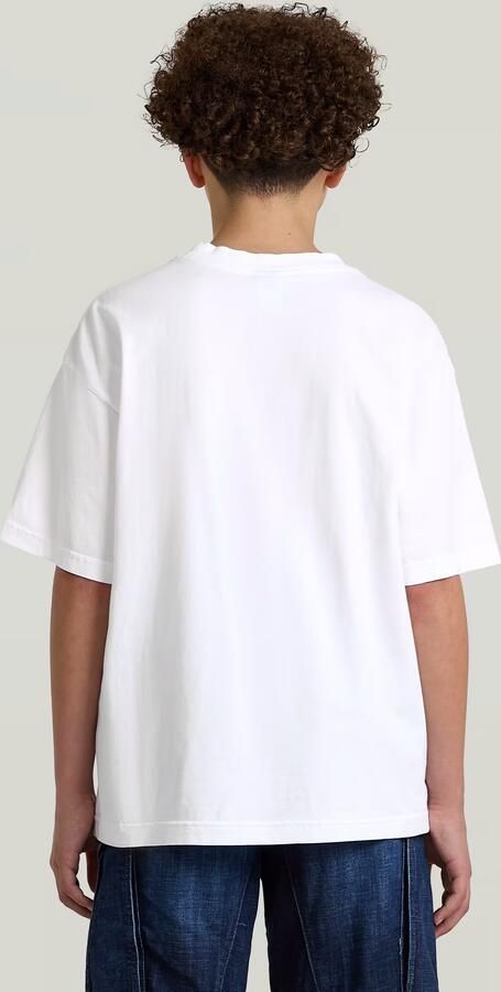 G-Star RAW Oversized T-Shirt voor jongens Wit jongens - Foto 5