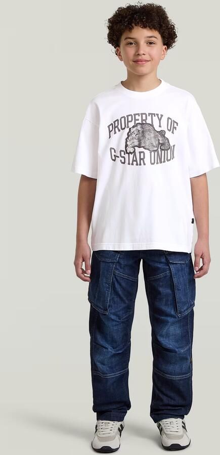 G-Star RAW Oversized T-Shirt voor jongens Wit jongens - Foto 6