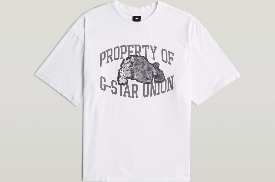 G-Star RAW Oversized T-Shirt voor jongens Wit jongens - Foto 3