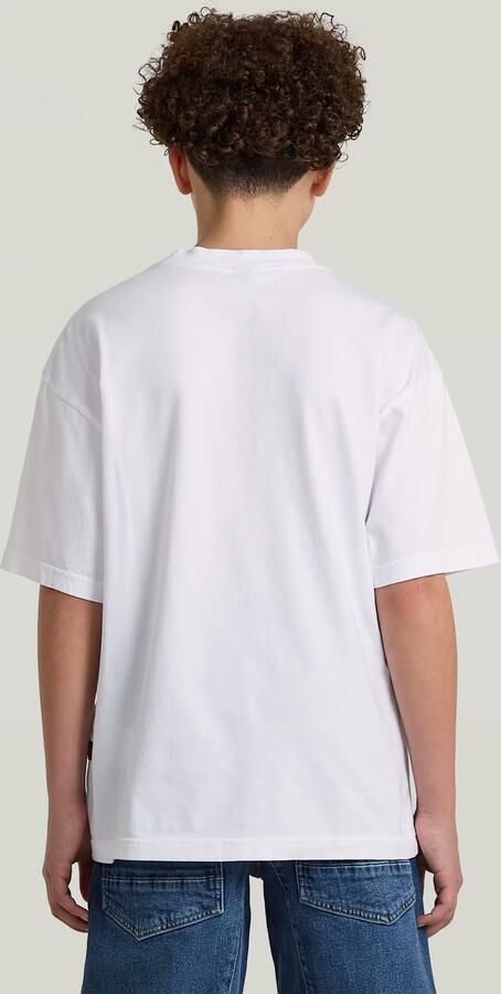 G-Star RAW Oversized T-Shirt voor jongens Wit jongens - Foto 6