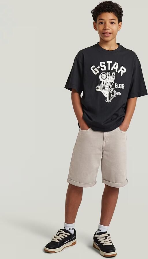 G-Star RAW Oversized T-Shirt voor jongens Zwart jongens - Foto 4