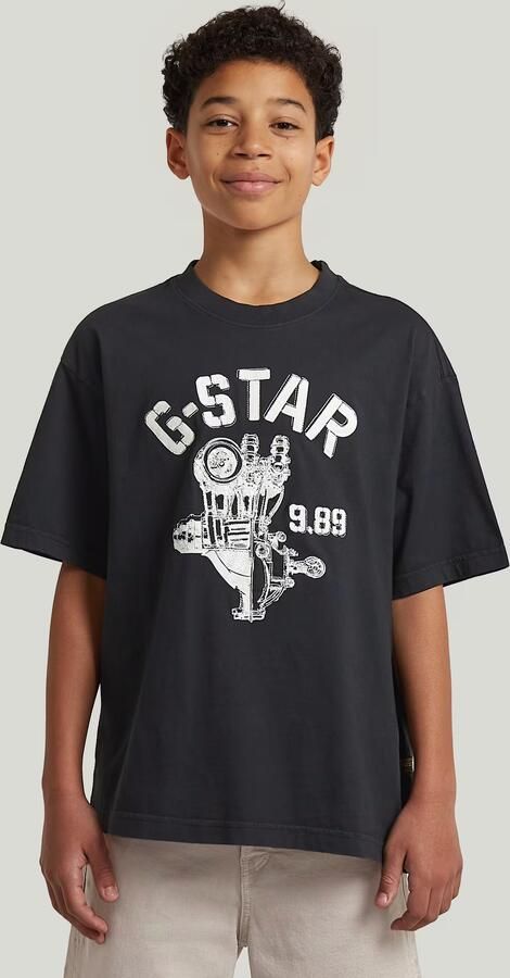 G-Star RAW Oversized T-Shirt voor jongens Zwart jongens - Foto 6