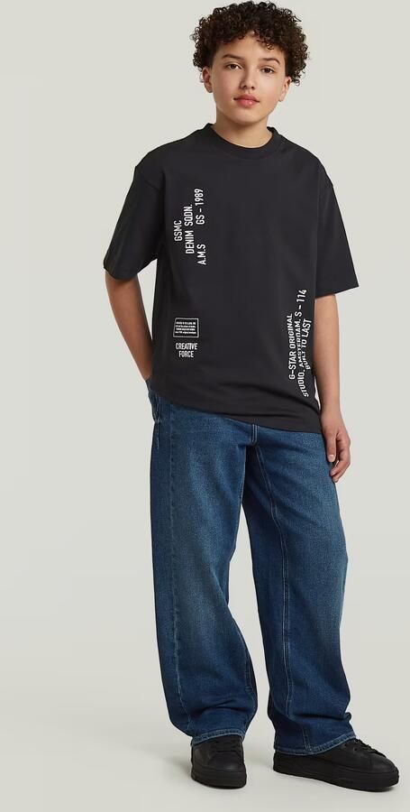 G-Star RAW Oversized T-Shirt voor jongens Zwart jongens - Foto 5