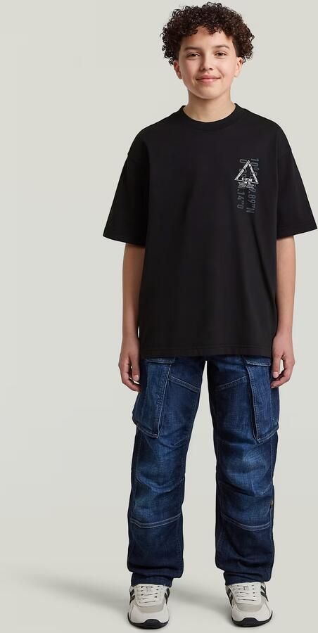 G-Star RAW Oversized T-Shirt voor jongens Zwart jongens - Foto 5