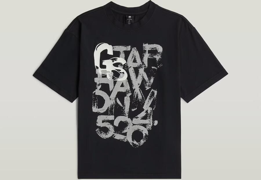G-Star RAW Oversized T-Shirt voor jongens Zwart jongens - Foto 3