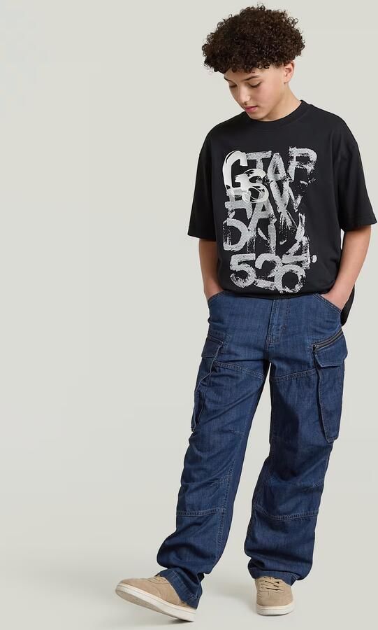 G-Star RAW Oversized T-Shirt voor jongens Zwart jongens - Foto 4