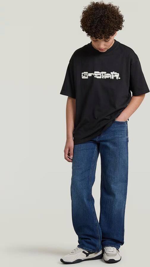 G-Star RAW Oversized T-Shirt voor jongens Zwart jongens - Foto 4