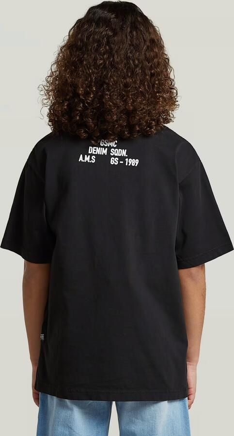 G-Star RAW Oversized T-Shirt voor jongens Zwart jongens - Foto 5
