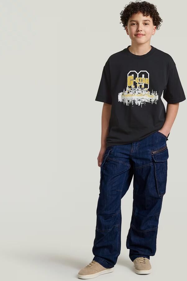 G-Star RAW Oversized T-Shirt voor jongens Zwart jongens - Foto 4