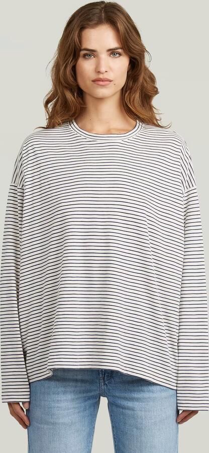 G-Star RAW Oversized T-shirt Wit Dames - Foto 4