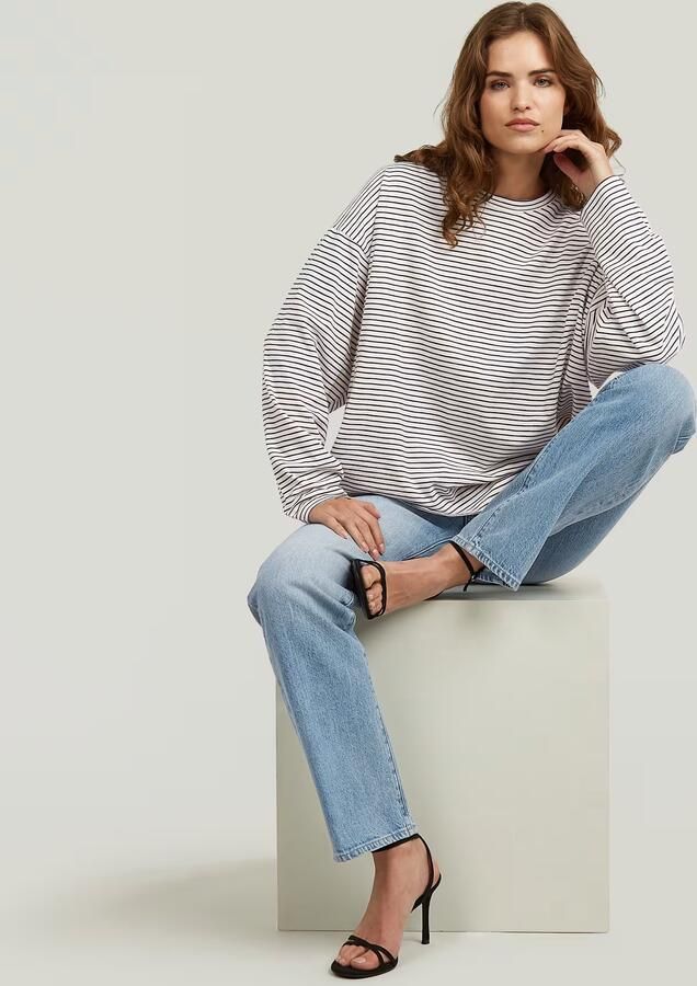 G-Star RAW Oversized T-shirt Wit Dames - Foto 2