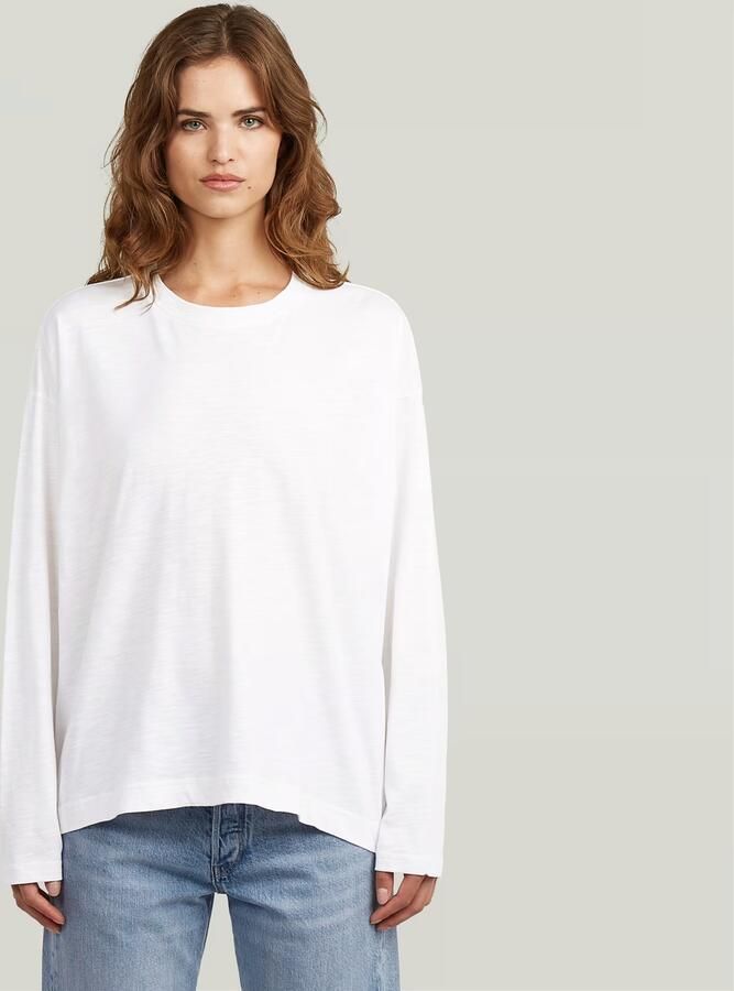 G-Star RAW Oversized T-shirt Wit Dames - Foto 2